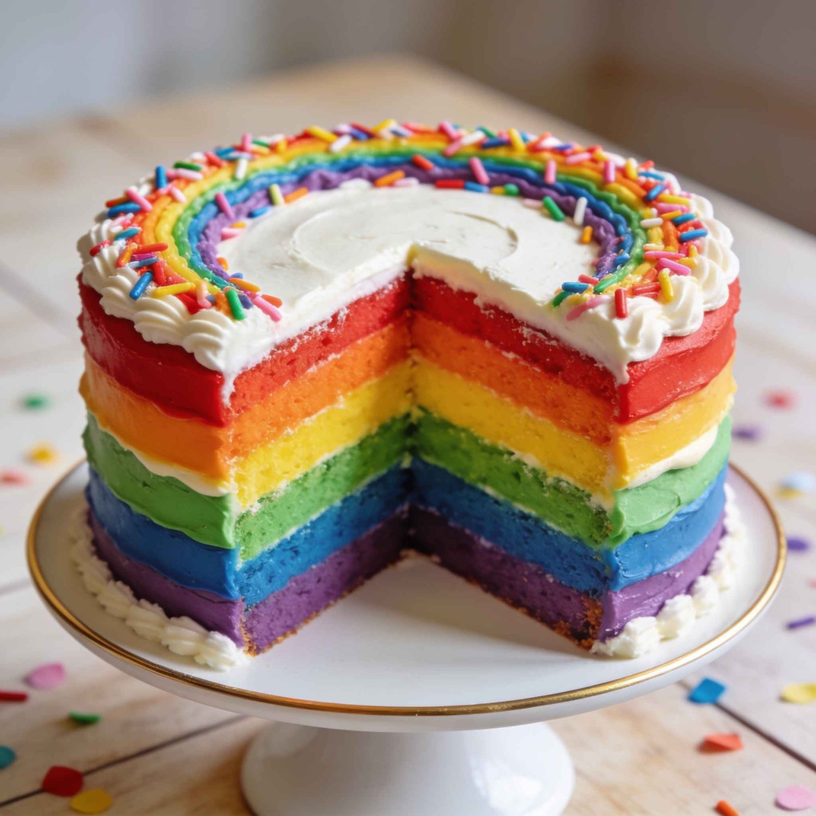 _RAINBOW CAKE